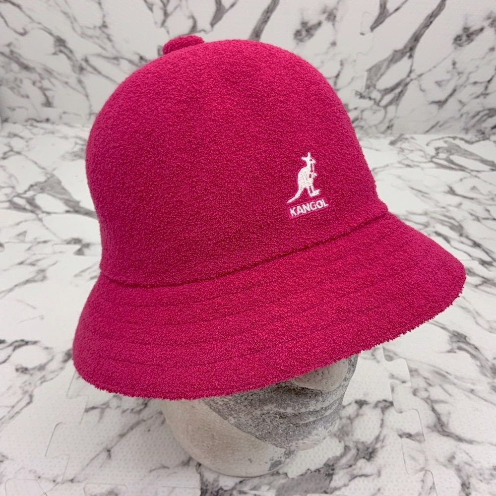 Men's Kangol Hot Pink Bermuda Casual Bucket Hat NWT